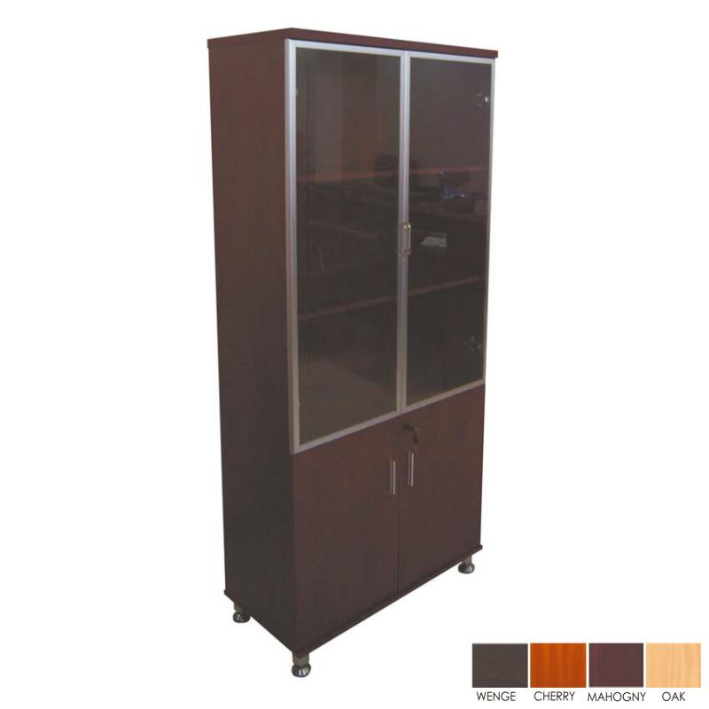 2 door glass display